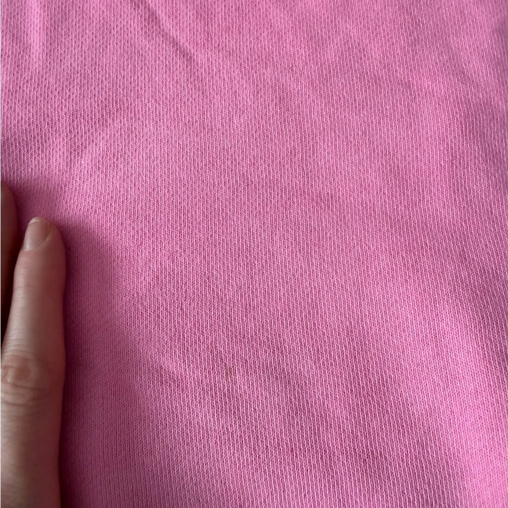Aerie Down To Earth Crewneck Sweatshirt Oversized Neon Pink Size Small